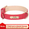 Personalized PU Leather Dog Collar With Custom Engraved Nameplate For Small Medium And Large Dogs 1