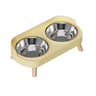 Elevated Ceramic Cat Bowls Double Set With Anti Tip Neck Care Design 3