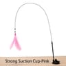 Interactive Suction Cup Feather Wand Cat Toy For Kittens And Indoor Cats 3