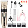 Rechargeable Electric Pet Grooming Clipper Kit For Dogs And Cats 2