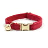 Personalized Velvet Cat Collar With Name Engraving And Bell 8