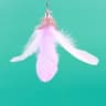 Colorful Feather Bell Suction Cup Interactive Cat Wand Toy 3