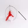 Colorful Feather Bell Suction Cup Interactive Cat Wand Toy 9