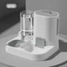Automatic Pet Feeder And Water Dispenser Combo Large Capacity Gravity Food And Water Station 3