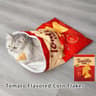 Collapsible Cat Tunnel Toy With Plush Ball Interactive Play Tunnel For Indoor Cats 1