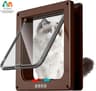 ATUBAN Large Cat Door With 4 Way Lock Durable Pet Door For Interior Exterior Doors Windows And Wall 3