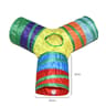 Foldable Crinkle Cat Play Tunnel Wear Resistant Pet Activity Tube For Cats Rabbits And Guinea Pigs 2