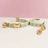 Personalized Cute Cat Collar And Leash Set With Engraved ID Tag And Bell 18