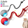 Rechargeable Automatic Rolling Cat Ball Toy With Faux Tail Interactive Smart Pet Toy 6
