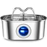 32L Stainless Steel Automatic Cat Water Fountain With LED Light And Silent Pump 1