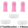 3 Piece Pet Finger Toothbrush Set Soft Silicone Dental Cleaning Brush For Dogs And Cats 1