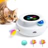 2 In 1 Smart Interactive Cat Toy Ball With Automatic Feather Teaser 0