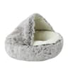 Soft Plush Covered Cat Bed Cave For Cats And Small Dogs 4