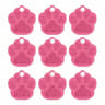 20 Piece Paw Shape Pet ID Tags For Dogs And Cats Aluminum Name Tags 1
