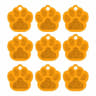 20 Piece Paw Shape Pet ID Tags For Dogs And Cats Aluminum Name Tags 7