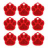20 Piece Paw Shape Pet ID Tags For Dogs And Cats Aluminum Name Tags 5