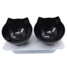 Non Slip Double Pet Feeding Bowl With Stand For Cats And Dogs 2