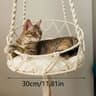 Hand Woven Hanging Cat Hammock Bed Bohemian Kitten Swing Lounger 1