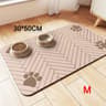 Quick Dry Waterproof Pet Feeding Mat With Non Slip Rubber Backing For Dog And Cat Bowls 8