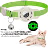 Air Tag Pet Collar With Reflective Breakaway Strap And Bell 4