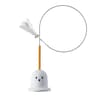 Suction Cup Cat Teaser Rod With Feather Bell For Indoor Play 5