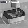 KEMORELA XL Stainless Steel Cat Litter Box With Lid 1