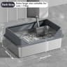 KEMORELA XL Stainless Steel Cat Litter Box With Lid 8