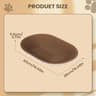 Oval Corrugated Cat Scratcher Bed For Indoor Cats 1