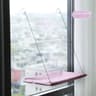 Ultra Soft Cat Window Hammock Bed With Secure Space Saving Perch Design 1