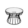 Raised Ceramic Pet Bowl With Metal Rack For Comfortable Cat Dog Feeding 1