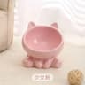 Ceramic Elevated Cat Bowl For Comfortable Food And Water Feeding 3