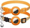 AirTag Compatible Reflective Cat Collar With Bell Safety Buckle For Kittens Puppies 8