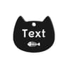 Custom Cat Face Pet ID Tag Stainless Steel Engraved Name Plate For Dogs Cats 1
