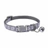 Colorful Adjustable Pet Collar With Bell Cartoon Paw Print For Kittens Puppies Cats Dogs 6