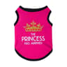 Summer Cotton Sphynx Cat T Shirt Vest Princess Print For Small Cats Puppies 3