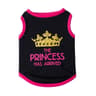 Summer Cotton Sphynx Cat T Shirt Vest Princess Print For Small Cats Puppies 2