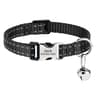 Personalized Printed Cat Collar With Engraved Nameplate Bell Adjustable Anti Lost Kitten Puppy Safe 12