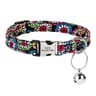 Personalized Printed Cat Collar With Engraved Nameplate Bell Adjustable Anti Lost Kitten Puppy Safe 15