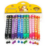 Twelve Piece Adjustable Nylon Pet Collar Set With Bell For Cats Dogs And Puppies 12