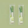 Three Piece Simulated Scallion Cat Chew Toy With Silver Vine Stick For Teething Play Kittens 2