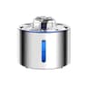 Stainless Steel Cat Water Fountain With LED Auto Power Off Non Slip Mat For Pets 2