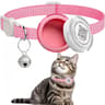 AirTag Cat Collar With QR ID Tag Reflective Breakaway Pet Tracker Holder 4
