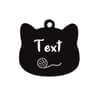 Custom Stainless Steel Cat Name Tag Engraved Pet ID Pendant 2