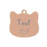 Custom Stainless Steel Cat Name Tag Engraved Pet ID Pendant 16