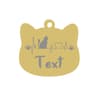 Custom Stainless Steel Cat Name Tag Engraved Pet ID Pendant 19