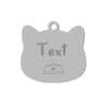Custom Stainless Steel Cat Name Tag Engraved Pet ID Pendant 7