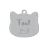 Custom Stainless Steel Cat Name Tag Engraved Pet ID Pendant 10