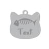 Custom Stainless Steel Cat Name Tag Engraved Pet ID Pendant 11