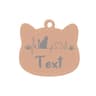 Custom Stainless Steel Cat Name Tag Engraved Pet ID Pendant 14