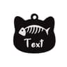 Custom Stainless Steel Cat Name Tag Engraved Pet ID Pendant 4